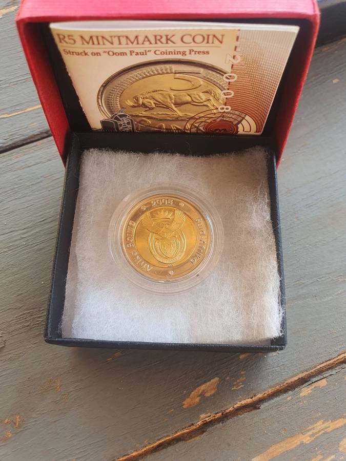 2008 South African Oom Paul R5 in box
