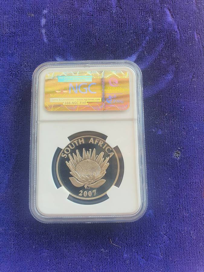 2007 South African Nelson Mandela PF70 UC