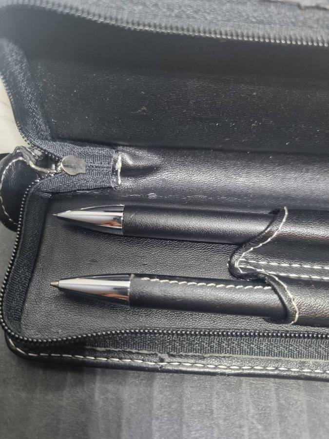 Hand Stitched  Pen and Pencil set. Looks Expensive