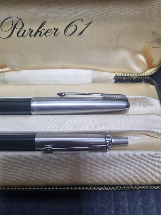 Parker 61 Fountain Pen and Rollerball Pen set in original Box