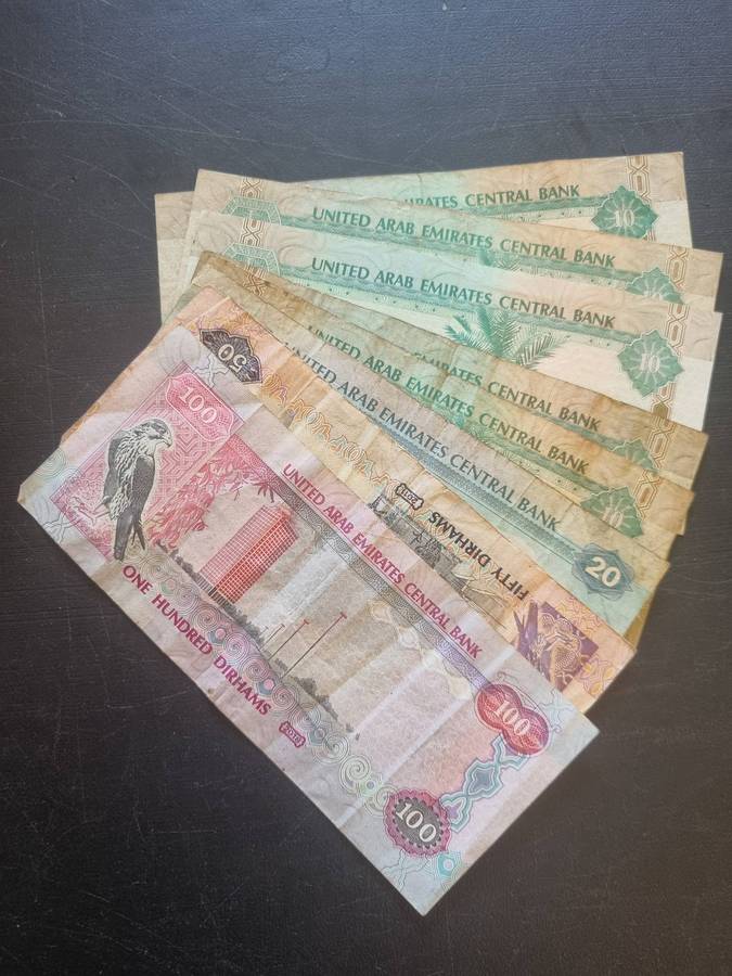 UAE Currency. More Will be added if not sold 270 Dinar