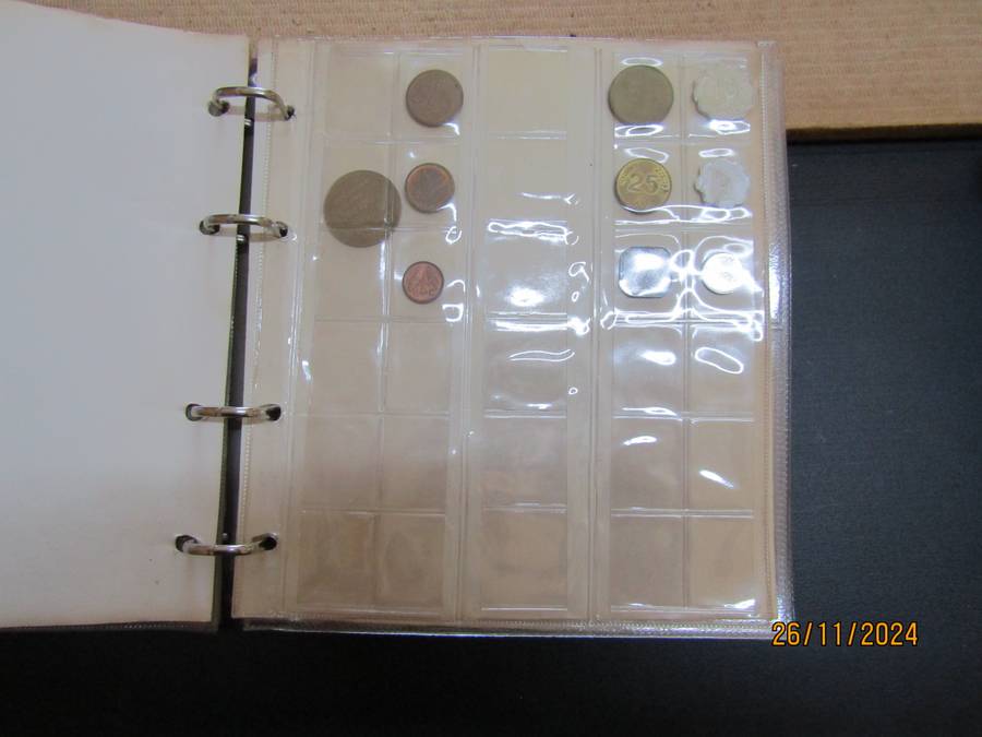 11 Pages Album of World coins with empty pages