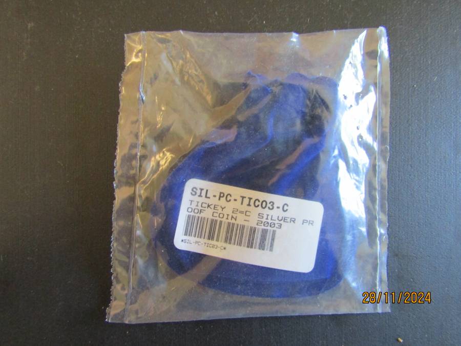 Sealed Proof 2003 Tickey.