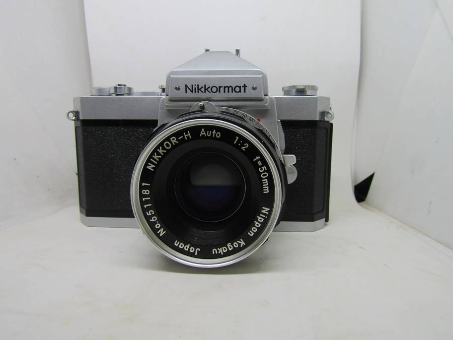 Nikon Nikkormat FTN 35mm Film SLR Camera Body with lens. Immaculate. Work