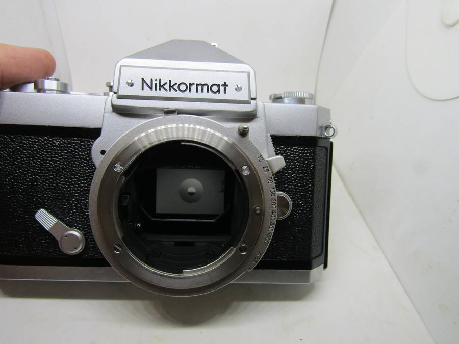 Nikon Nikkormat FTN 35mm Film SLR Camera Body with lens. Immaculate. Work