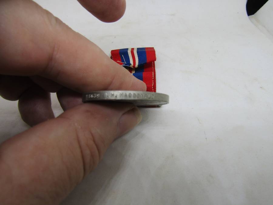 WW2  1939 to 1945 Medal to IH McDonald