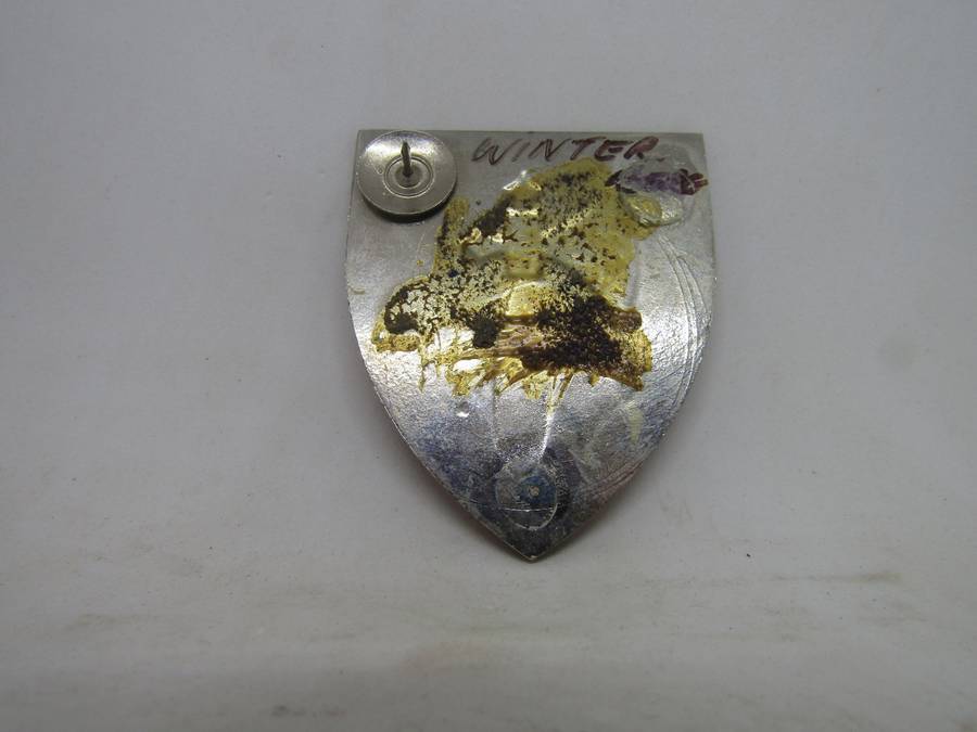 South African Defence Force SADF Witbank Commando Shoulder Flash Badge. 1 Pin intact.
