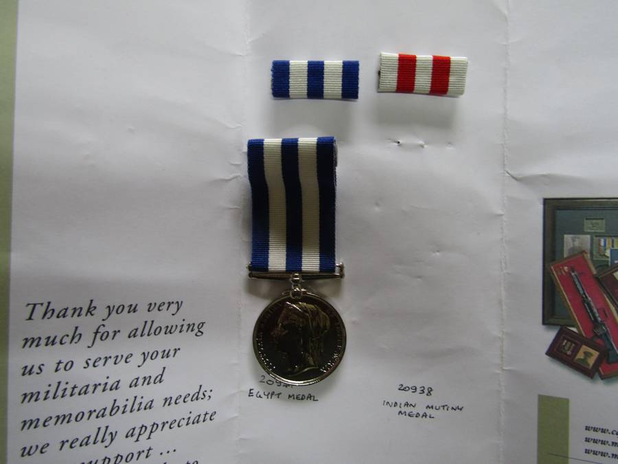 Egypt Medal with Bar. (Replica)