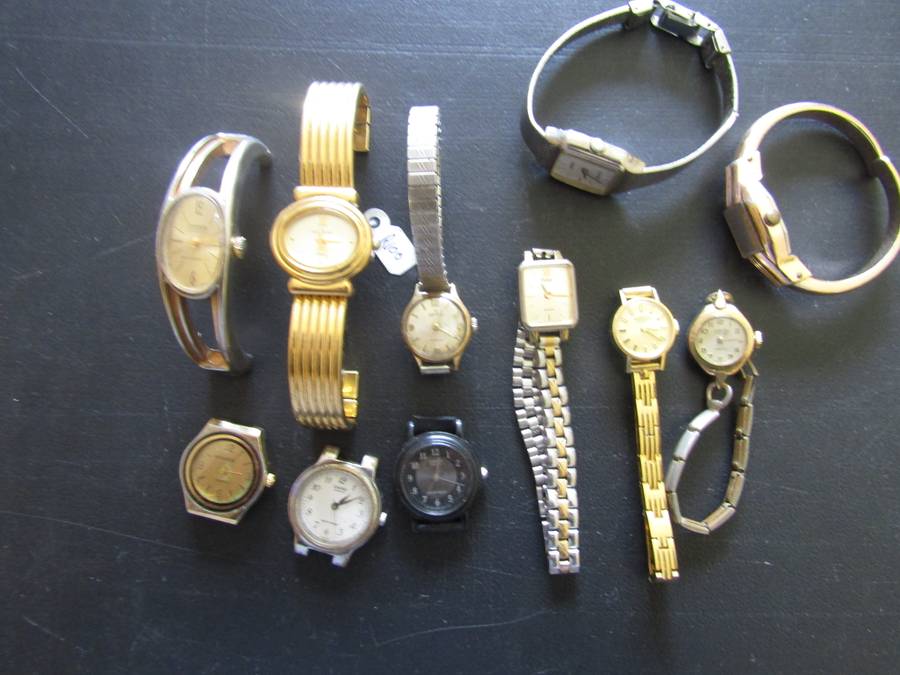 Various Women's Wrist Watches. Spares or restoration. Casio Buren Pulsar Delfin rotary