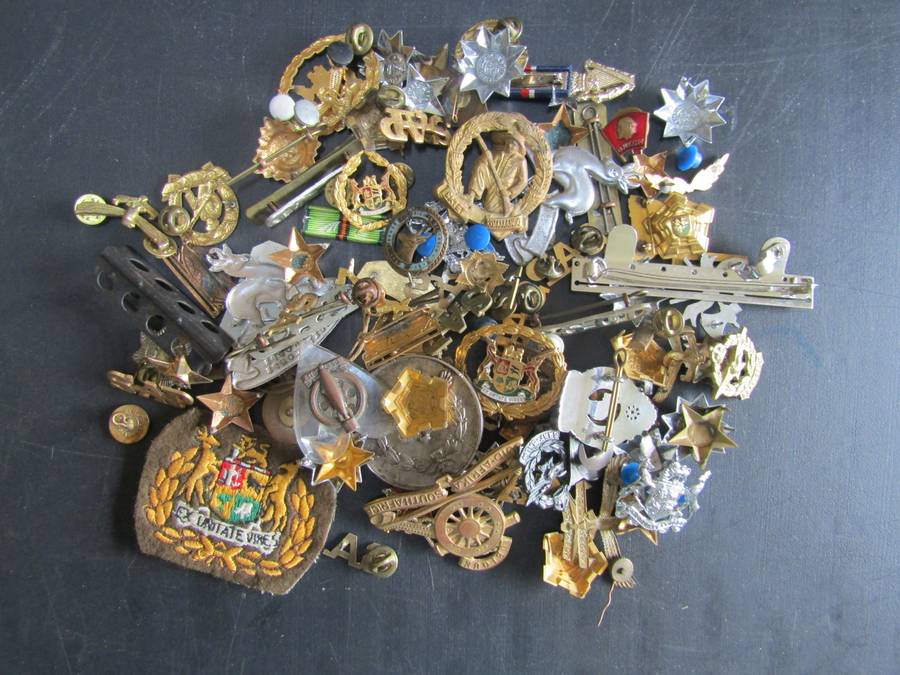 A Big Job Lot of South African and UK Military Badges