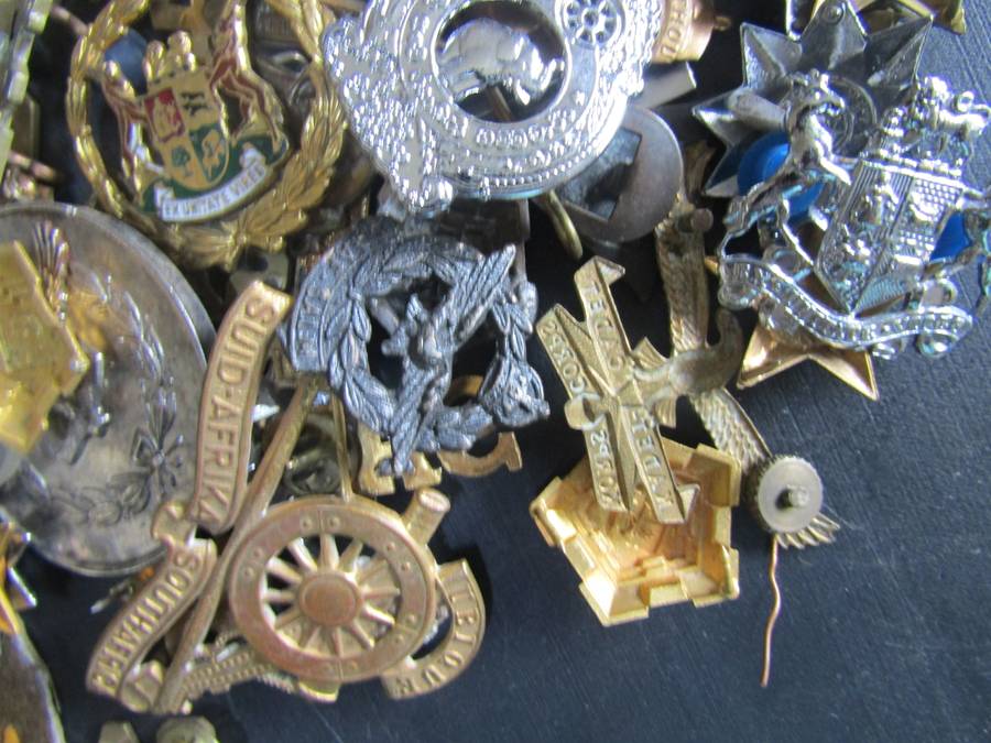 A Big Job Lot of South African and UK Military Badges