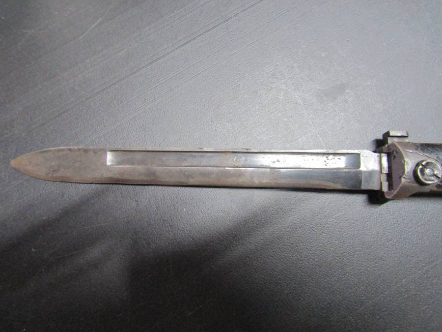 Rare WW2 Italian M38 Caracano Folding Bayonet.