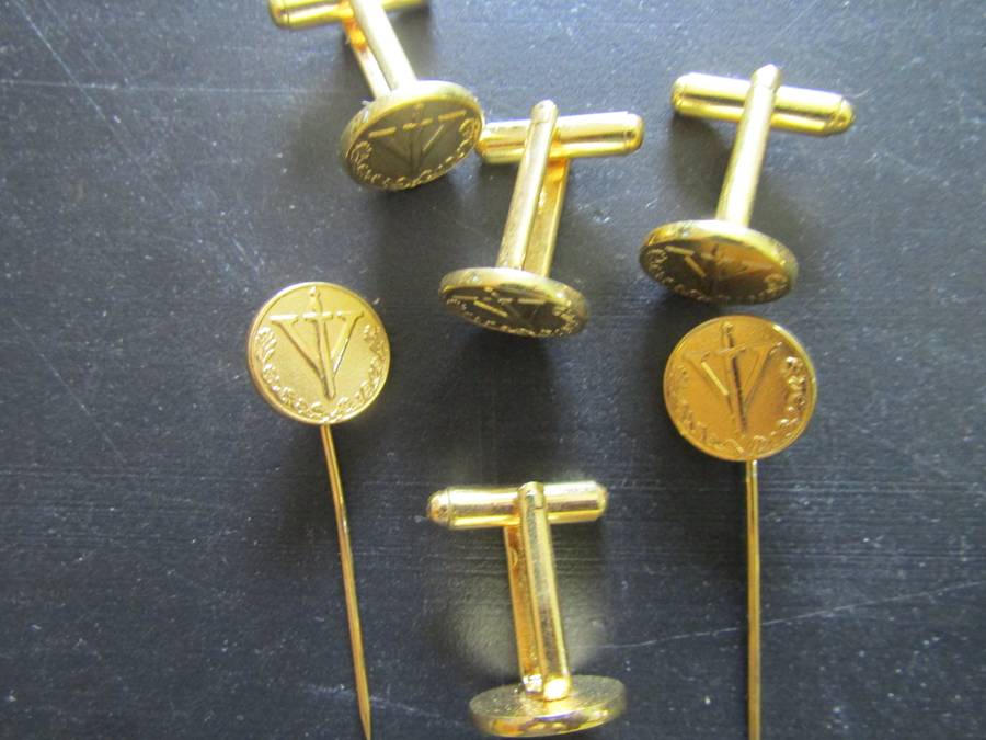 SADF Gunners  pins cufflinks