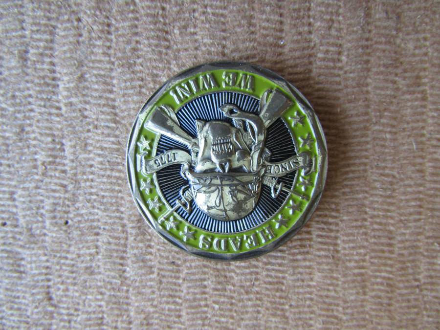 US Heads we win. Tails you loose Challenge Coin (A16)
