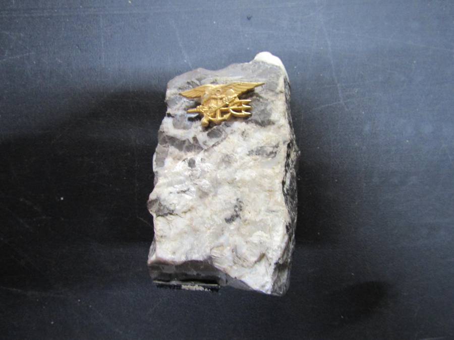 US Navy Seal Badge on Iraqi Stone