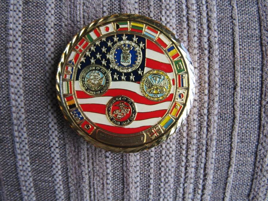 Multi International Force Iraq Challenge Coin (A76)