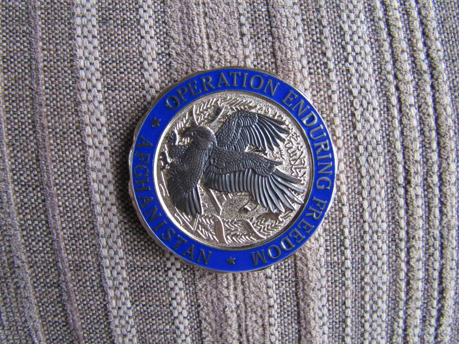 OEF Operation Enduring Freedom Challenge Coin (A95)