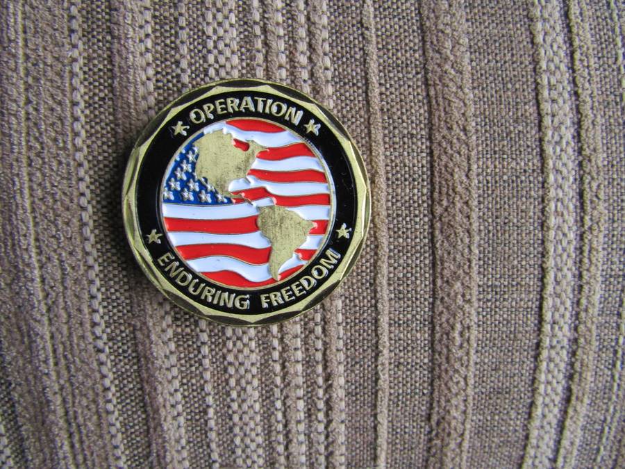 Veterans Fighting the War on Terror Challenge Coin (B7)