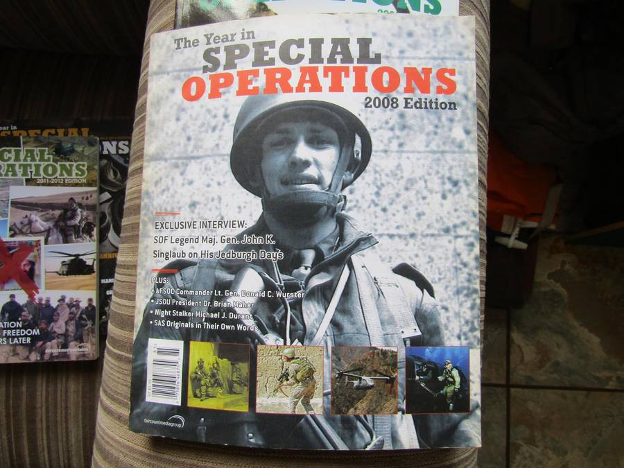 4 Special Operations Magazines 2005 2008 and 2011 to 2013