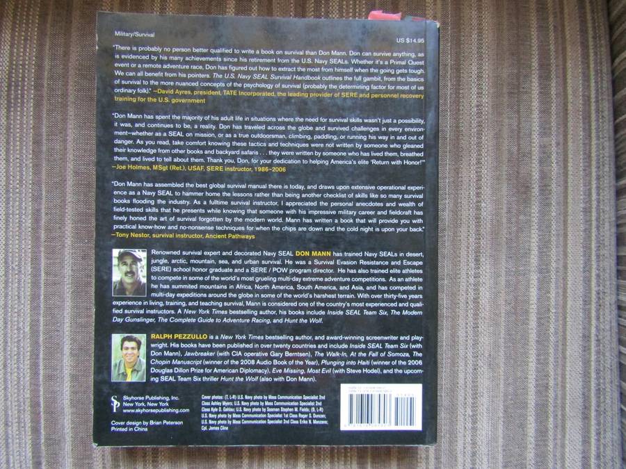 The US Navy Seals Survival Handbook by Don Mann