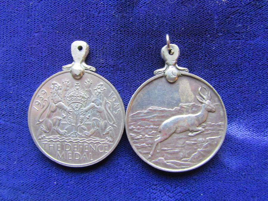 2 WW2 Medal To GW Kinghenton