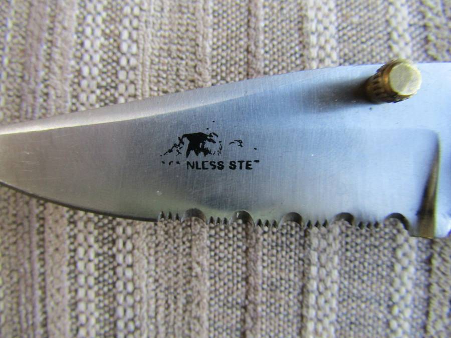 Stainless Steel Folding Knive.  Blade 9.5cm