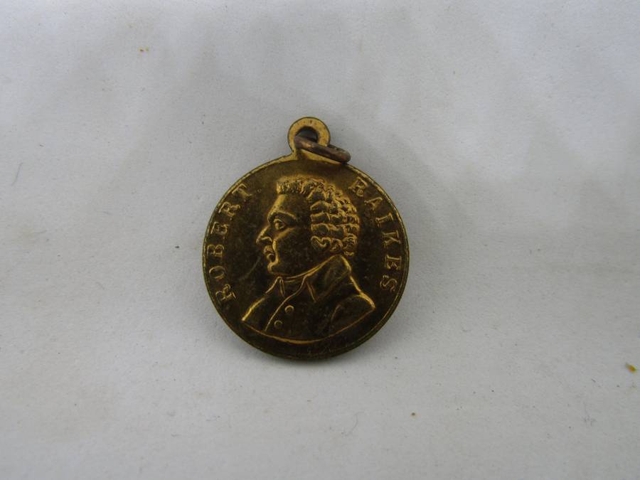 Robert Raikes. Founder of the Sunday School 150 year medal