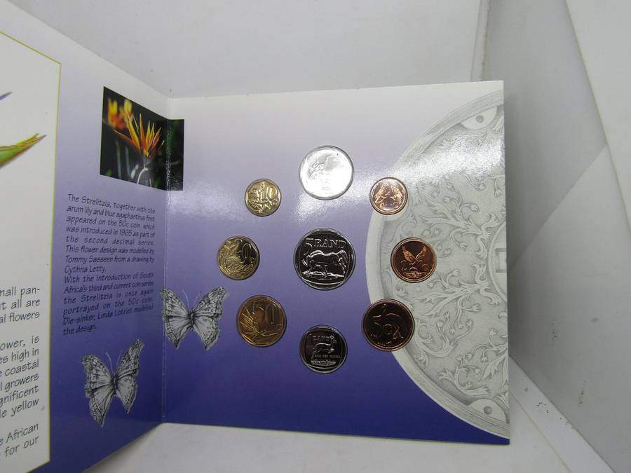 1996 South African Unc Set. Cardboard Type