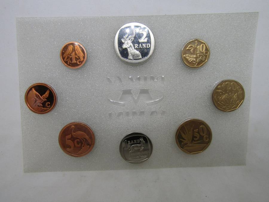 1993 South African Unc Set. Bid per set.