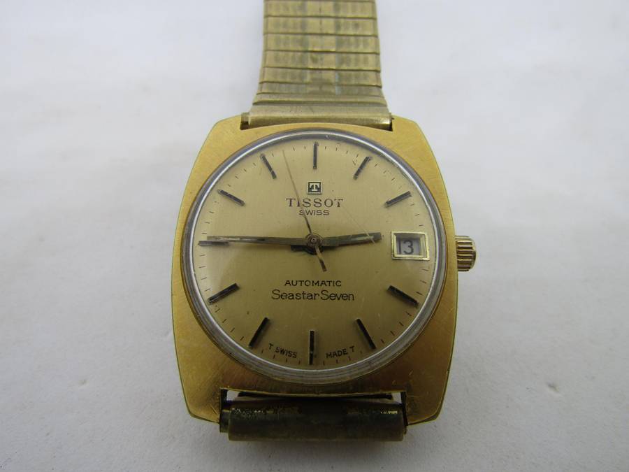 1970s VINTAGE TISSOT SEASTAR-SEVEN WIND-UP WATCH  WORKING 275T