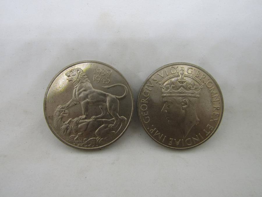 1939 to 1945  WW2 Medal. No T Bar or hole as from SA Mint (Blank)