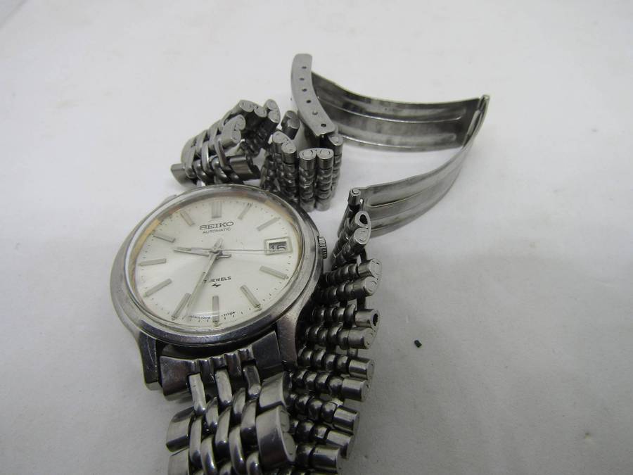 Seiko Automatic 7005 -7110 Men's Wrist Watch . Working 100% and just serviced.