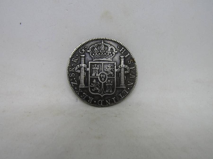 Rare 1821 Spanish 8 Reals Shipwreck Coin