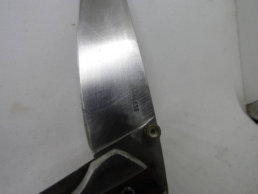 Unknown Pocket Knive 10 cm. Heavy