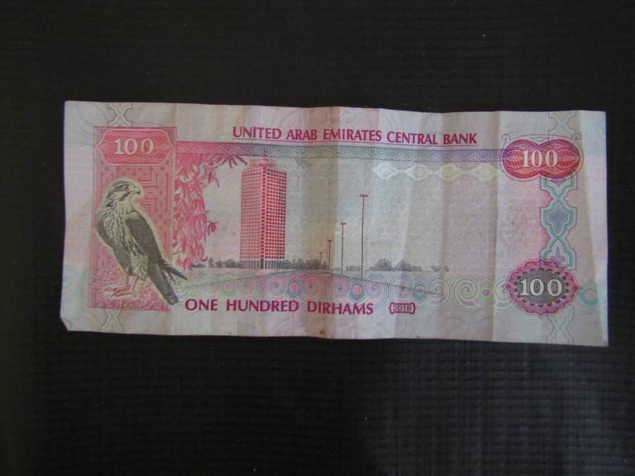 United Arab Emirates Central Banknotes 100 Dirhams Value R483