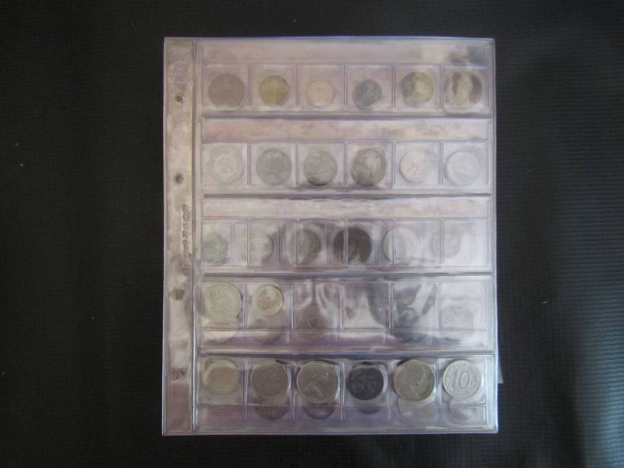 17 Pages of World and SA Coins