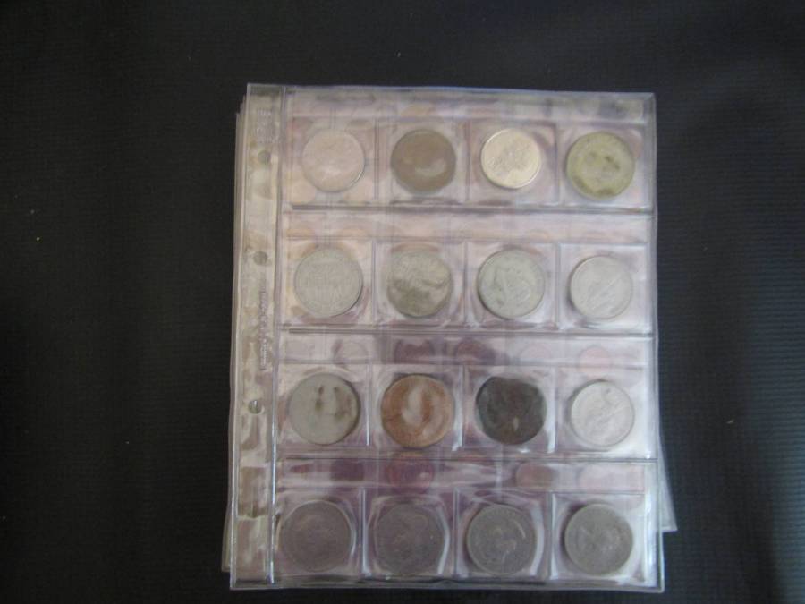 17 Pages of World and SA Coins