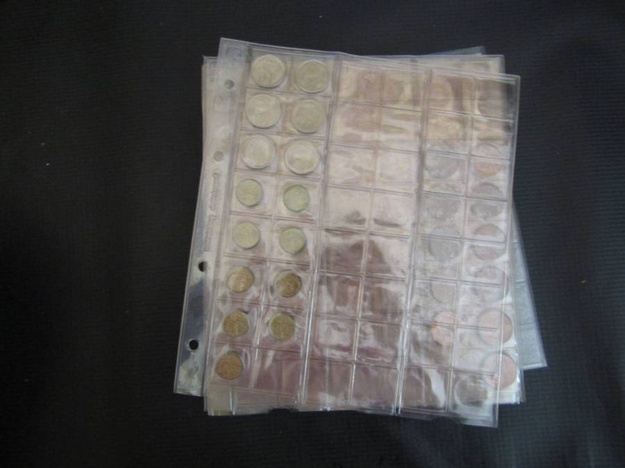 17 Pages of World and SA Coins