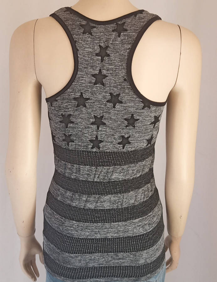 Black and Grey Active Top size Medium