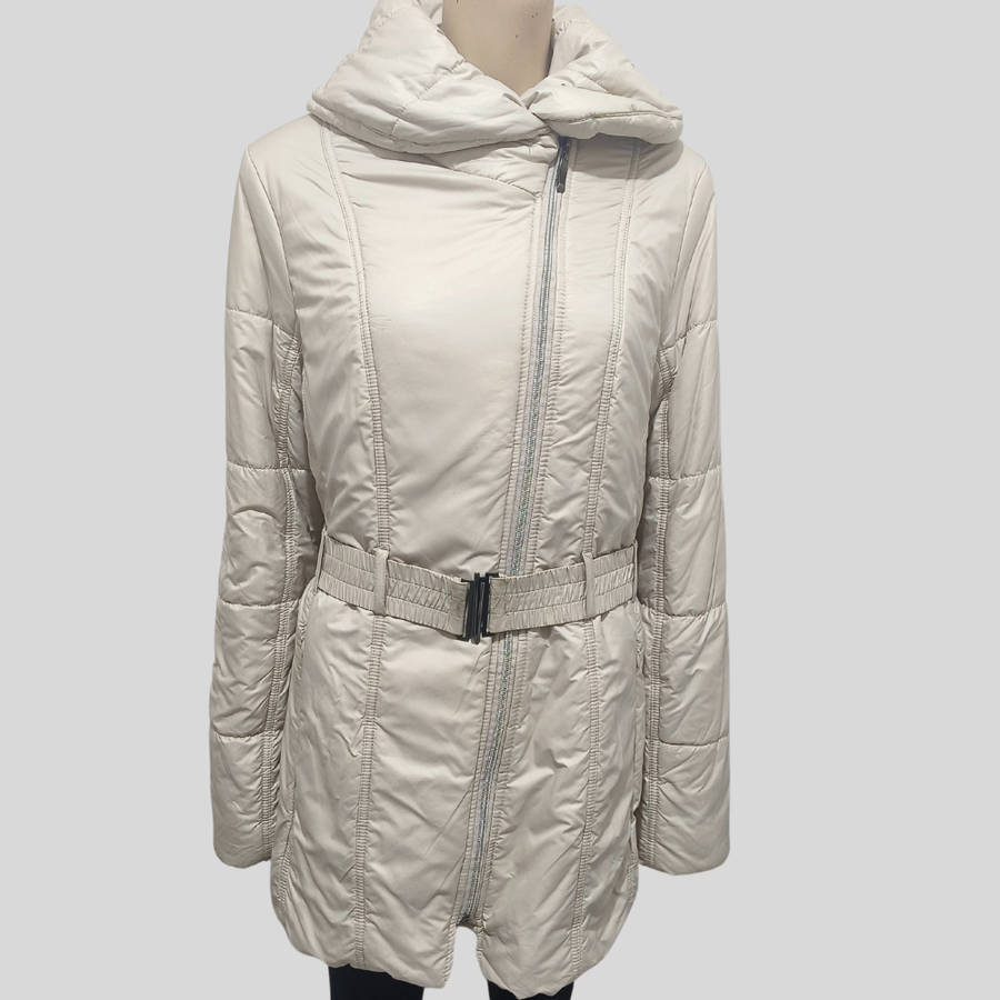 Cream Parka from MS Mode Germany Medium
