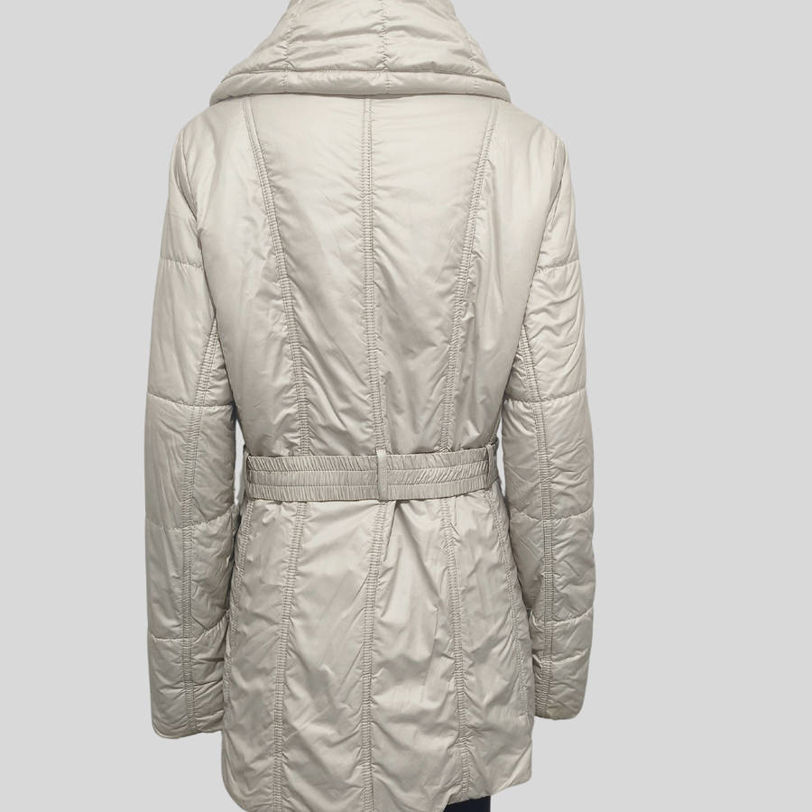 Cream Parka from MS Mode Germany Medium