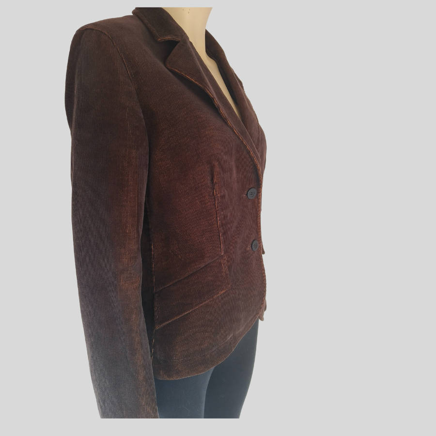 Dark Brown Corduroy Blazer size 10