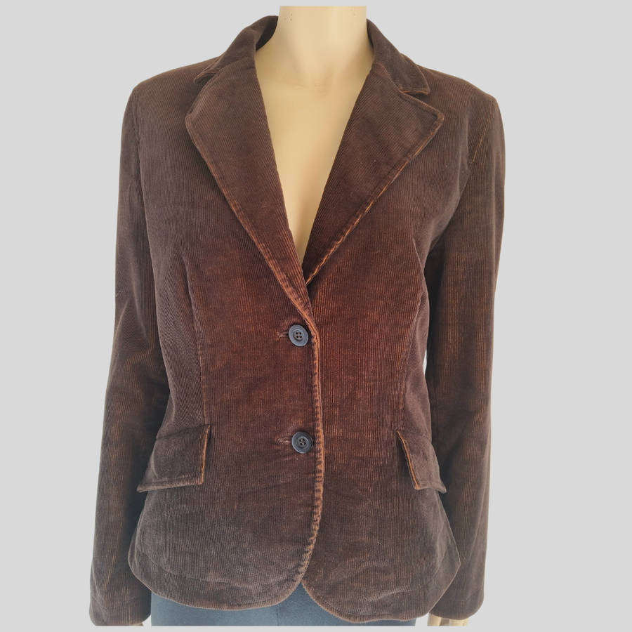 Dark Brown Corduroy Blazer size 10