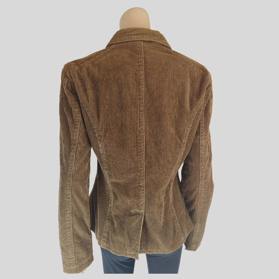 Brown Corduroy Blazer from Garcia The Authentic Jeans Company size 16