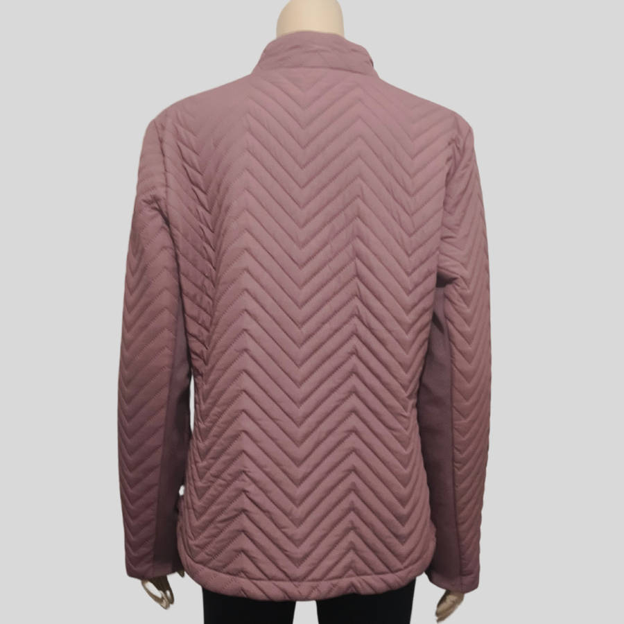 Dusty Pink Quilted Jacket size 14