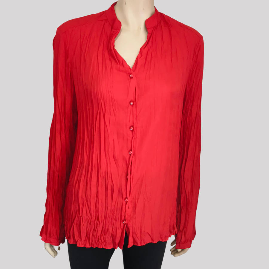 Red Blouse size 18 Woolworths