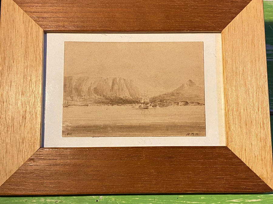 Drawing of Cape of Good Hope 1816