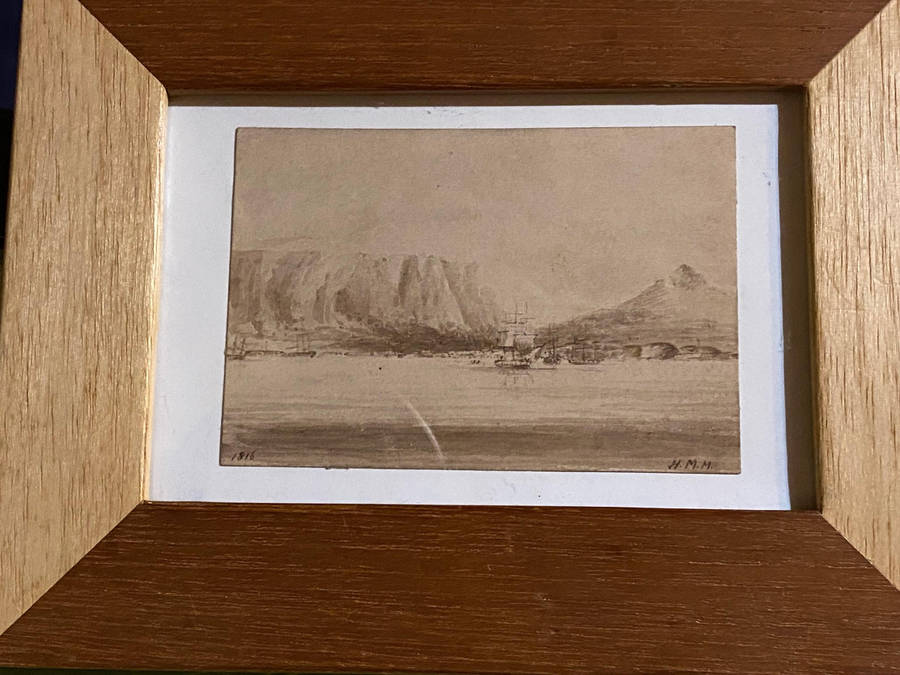 Drawing of Cape of Good Hope 1816