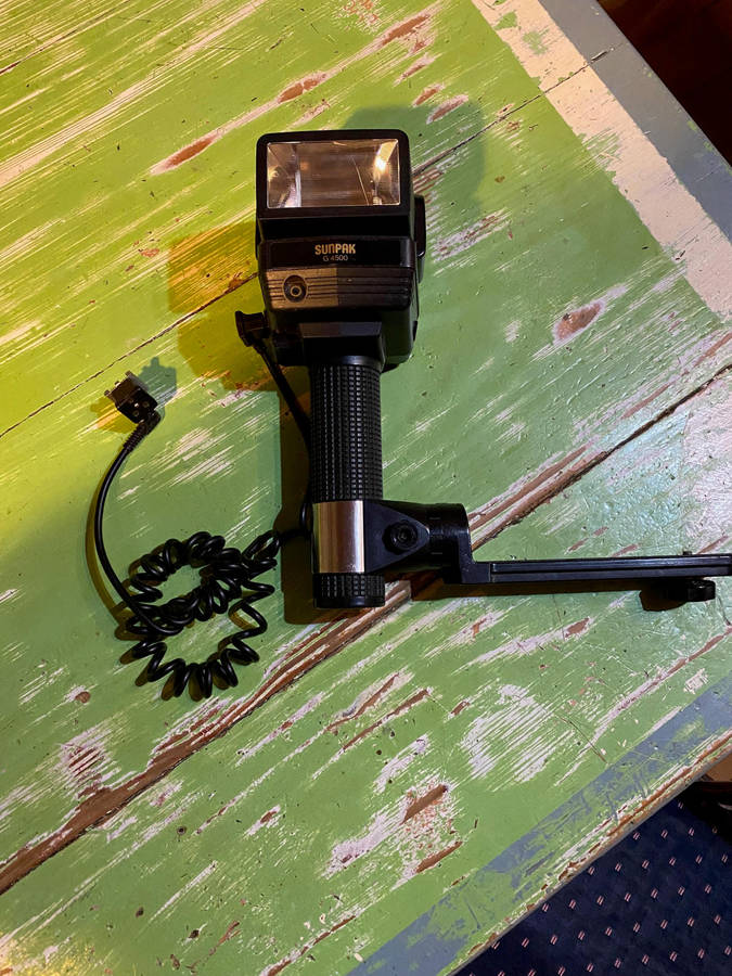 Sunpak G4500 Handle Mount Electronic Flash