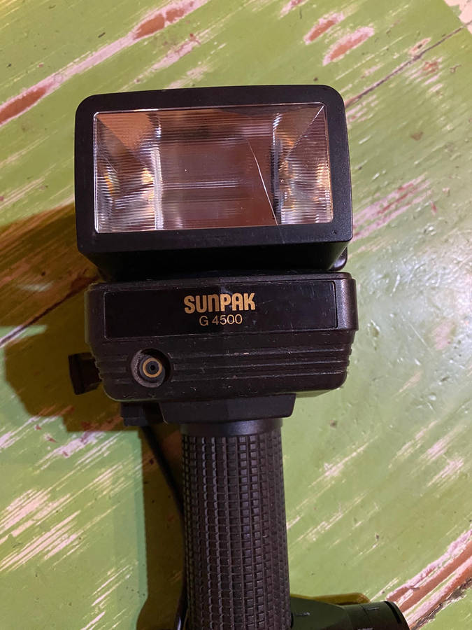 Sunpak G4500 Handle Mount Electronic Flash